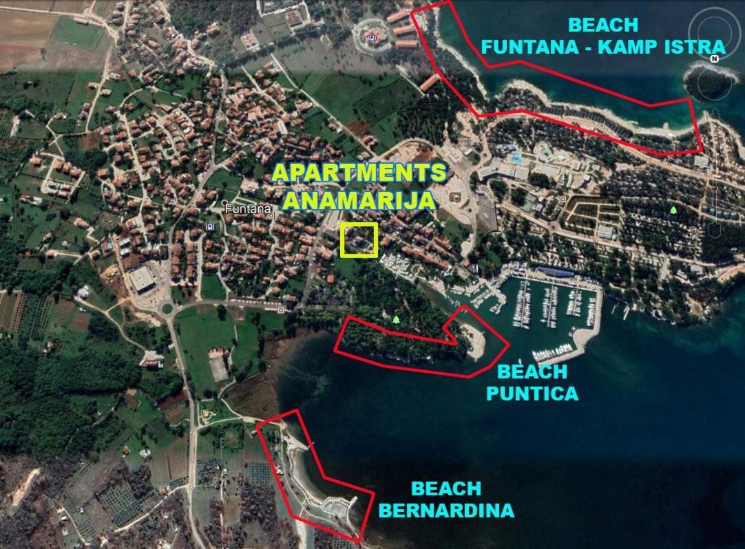 Anamarija Apartments Near The Beach And The Fantastic Adria Sea With Over 10 Small Islands Close By فونتانا المظهر الخارجي الصورة